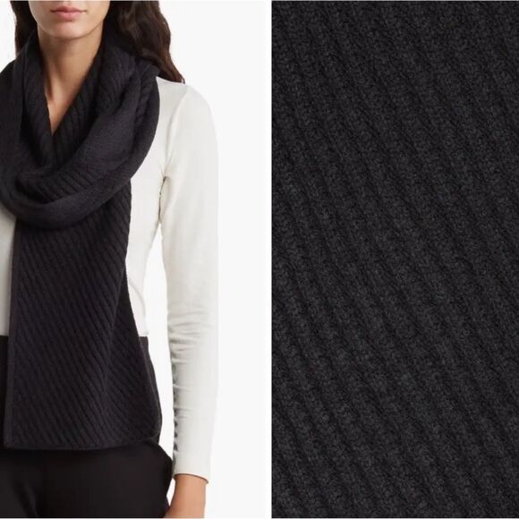 NWT ALLSAINTS Traveling Rib Scarf Black
10" x 72" - Picture 1 of 6